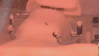 Raw: Erie, Pennsylvania Snowfall Over 65 Inches