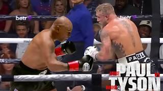 Mike Tyson vs Jake Paul | Knockouts | Full Fight Highlights | BOXING FIGHT| MAIN EVENT |#PaulTyson