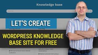 How to Setup Wordpress Knowledge Base with Live Search for Free?