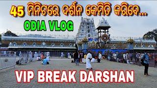 VIP BREAK DARSHAN IN TIRUPATI BALAJI ODIA VLOG I ଶ୍ରୀ ତିରୁପତି ବାଲାଜି ବ୍ରେକ ଦର୍ଶନ 45 ମିନଟରେ I #odia