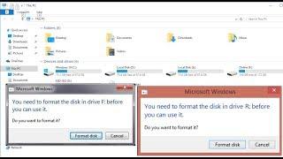 How to Repair Corrupted SD Memory Card “You Need to format the disk”