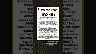 Что такое Таухид?