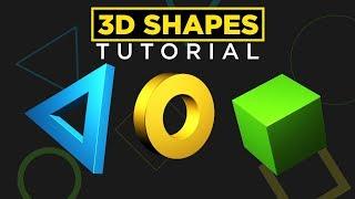 Quickly Create 3D Shapes in After Effects without Plugin