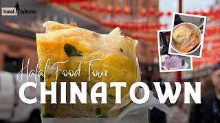 Chinatown London Halal Food Tour Vlog | Dessert | Street Food | Jianbing | HK French Toast |