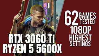 RTX 3060 Ti tested in 62 games ultra settings 1080p benchmarks!