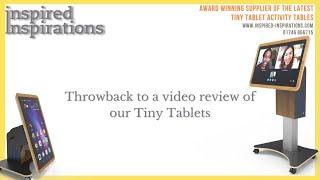 Tiny Tablet touch screen activity table review for care homes