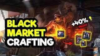 ️ THE EASY WAY TO GET SILVER FROM BLACK MARKET ️ | BLACK MARKET CRAFTING | ALBION ONLINE
