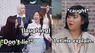 twice casually *exposing* jeongyeon’s secret in front of her idol crush