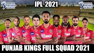 KXIP Squad 2021 || Punjab Kings Squad For IPL 2021 || Kings Xi Punjab Squad 2021