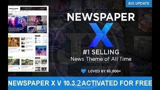 Newspaper 10.3.2 Latest Premium Theme Free Activation Key For WordPress | Customize Newspaper X kft