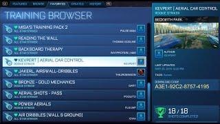 KEVPERT Aerial Car Control All 18 Shots #rocketleague #rocketleagueclips #rl #gaming #epicpartner