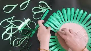 Stunning Paper Flower Wall Décor Diy | Creative And Effortless Craft Idea