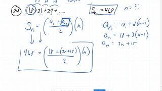 Kuta Software Arithmetic Sequences and Series 24