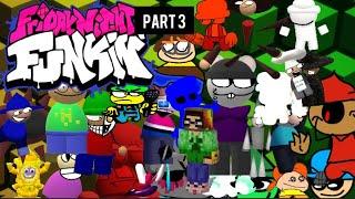 FNF vs Dave and Bambi ALL Characters Name PART 3 | Friday Night Funkin' vs Dave and Bambi Apple Core