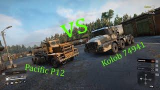 SnowRunner Pacific P12 vs Kolob 74941 | Battle of Biggest Trucks