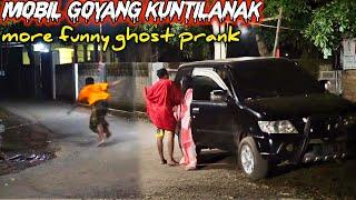 Mobil Goyang Kuntilanak Paling Beruntung || Prank Lucu Bikin Ngakak || Ghost Prank