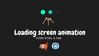 How to make loading screen animation using pure CSS | three dot pulse loading animation