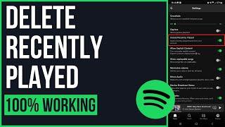 How to Delete Recently Played on Spotify (2023)