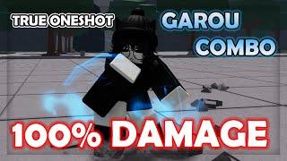 TRUE 100% ONE SHOT Garou Combo | The Strongest Battlegrounds #tsb #thestrongestbattlegrounds