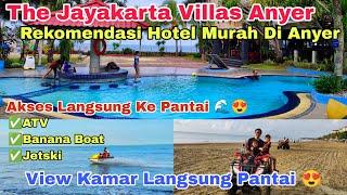 THE JAYAKARTA VILLAS ANYER | Akses langsung Ke Pantai | Bisa Berenang & Main Banana Boat