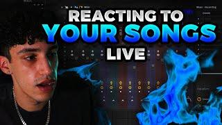 Reacting To YOUR Songs Live