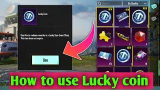 How to use Lucky coin pubg mobile l luck coin pubg BGMI Lucky coin use Kaisa Kara