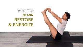 Iyengar Yoga without Props—20 Mins to Restore and Energize