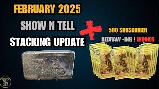 Silver Stacking Update Show N Tell Feb 2025 + Goldback GAW!