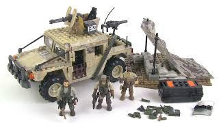 Mega Bloks Call of Duty Light Firebase Humvee set review! 20131013