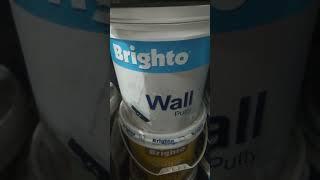 Brighto paint # Brighto wall putty filling #ytshorts #subscribe