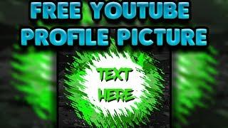 FREE YouTube Profile Picture Template