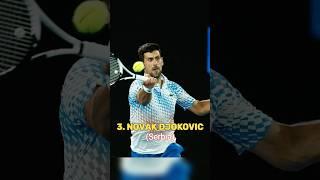 Top 10 Greatest Tennis Players  of all time. #top10 #tennis #federer #nadal #djokovic #viral #short