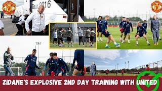 ZIDANE'S SECOND TRAINING SESSION TRANSFORMS MANCHESTER UNITED