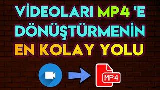 TÜM VİDEO FORMATLARINI MP4 'E ÇEVİRMEK (En kolay ve pratik yöntem) #mp4 #video #app