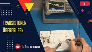 Bipolar Transistor messen und überprüfen mit dem Multimeter