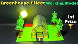 Greenhouse project science model | Greenhouse project for exibition | Greenhouse effect project