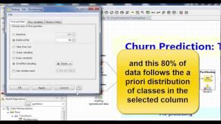 Building a basic Model for Churn Prediction with KNIME