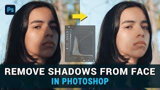 How to Remove Shadows in Photoshop | Fix and Remove Harsh Shadows from Face in Photoshop...