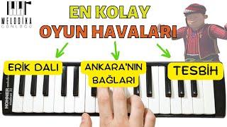 OYUN HAVALARI  - HEMEN ÇAL! || Erik Dalı - Ankara'nın Bağları - Tesbih - Melodika Notaları