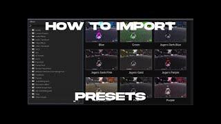 How to Import Magic Bullet Look Presets for ALL SOFTWARES (AE, SV, PR etc.)!