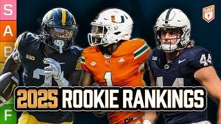 2025 Dynasty Rookie Rankings & Tiers (Stacked Class)