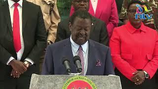 Musalia Mudavadi press briefing on the state of security