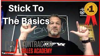 The Most Important Sales Training Tip | Contractor Sales Academy