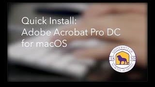 Install Adobe Acrobat Pro DC on macOS