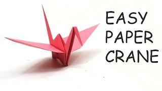 How To Make a Paper Crane - Origami Crane Easy - Step by Step Tutorial