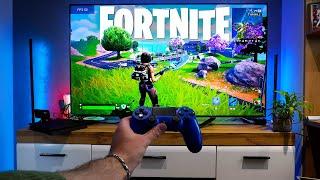 FORTNITE  | PS4 SLIM POV Gameplay On 65" 4K TV