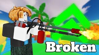 they accidently BUFFED the FLAMETHROWER in Roblox Rivals..