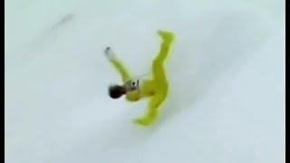 Самое страшное падение в лыжном спорте