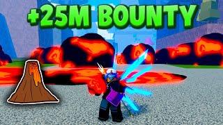 I Spent 50 Hours Learning MAGMA And It's INSANE (Blox Fruits Bounty Hunting)