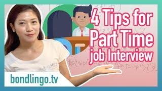 4 Tips for Part Time Job Interview in Japan | Learn Japanese